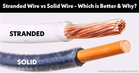 when to use stranded wires